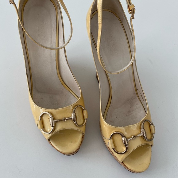 Gucci Patent Wedge Shoe - Picture 2 of 6